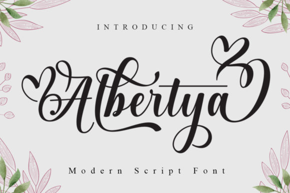 Albertya Script Font for Modern Web Design