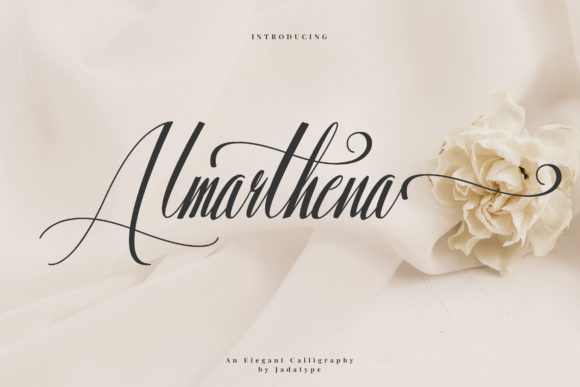 Almarthena: The Script Font That Polished My Small Business Brand