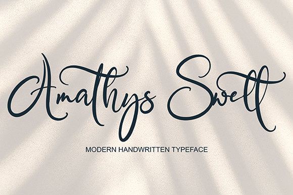 Amathys: A Delicate Script Font for Handmade Branding