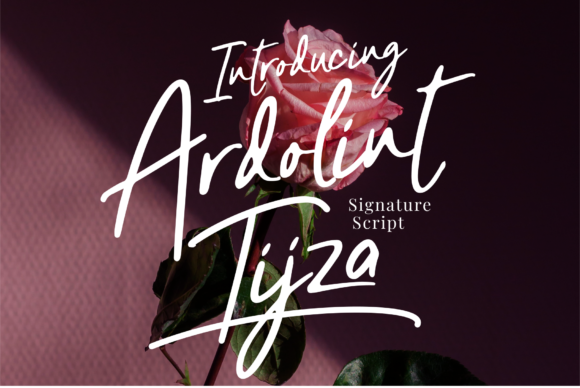 Ardolint Tijza: A Delicate Script Font for Modern Brand Identity
