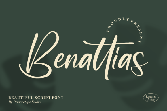 Benattias: The Script Font for Polished Digital Branding