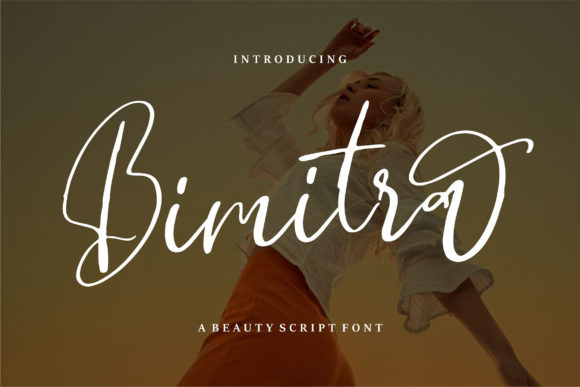Bimitra: A Delicate Script Font for Modern Editorial Design