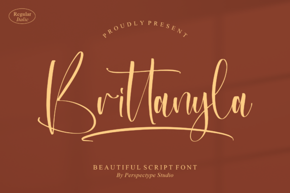 Brittanyla: A Refined Script Font for Editorial Design
