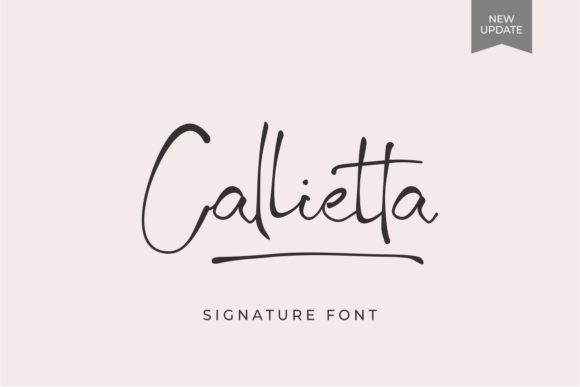 Callietta: The Free-Flowing Script Font for Elegant Brand Identity
