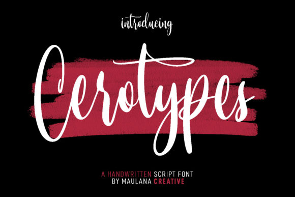 Cerotypes: A Delicate Script Font for Modern Brand Identity
