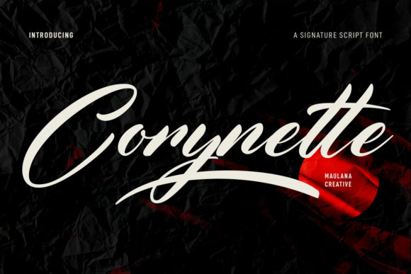 Corynette: The Perfect Script Font for Handmade Labels and Invitations