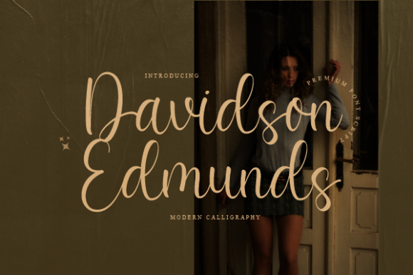 Davidson Edmunds: A Playful Script Font for Modern Web Design