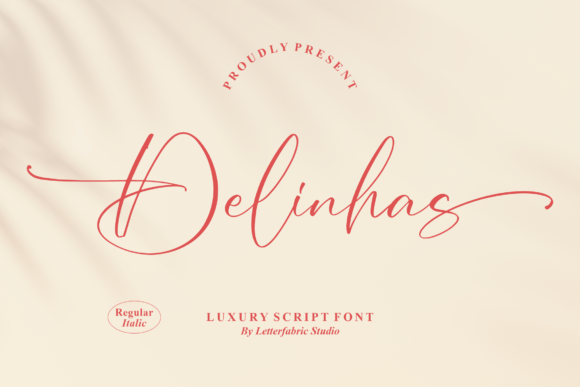 Delinhas: A Dainty Script Font for Elegant Brand Identity Projects