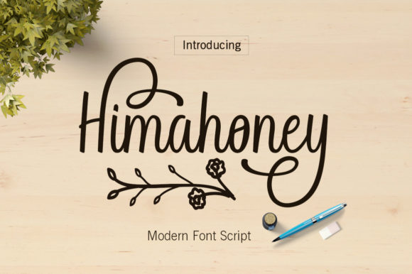 Himahoney: A Delicate Script Font for Modern Web Design