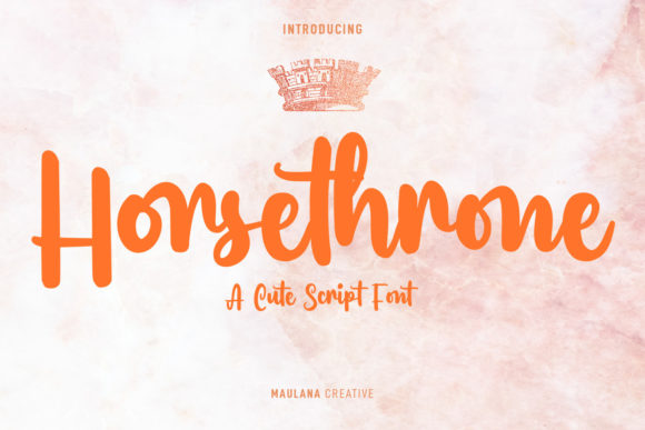 Horsethrone: The Script Font for Bold, Modern Brand Identity