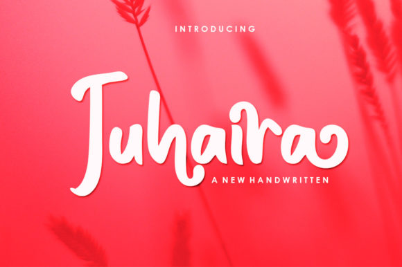Juhaira: A Handwritten Script Font for Creative Branding