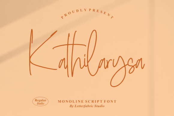 Kathilarysa: A Stylish Script Font for Elegant Web Design