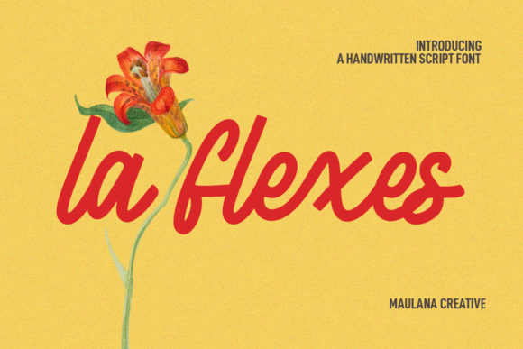 La Flexes: The Script Font for Scroll-Stopping Social Media Graphics