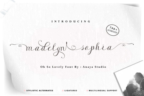 Madelyn Sophia: A Delicate Script Font for Modern Brand Identity