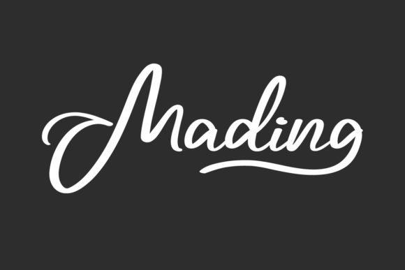 Mading Script Font: Elevate Brand Visuals with Modern Typography