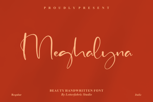 Meghalyna: A Handwritten Script Font for Editorial Design