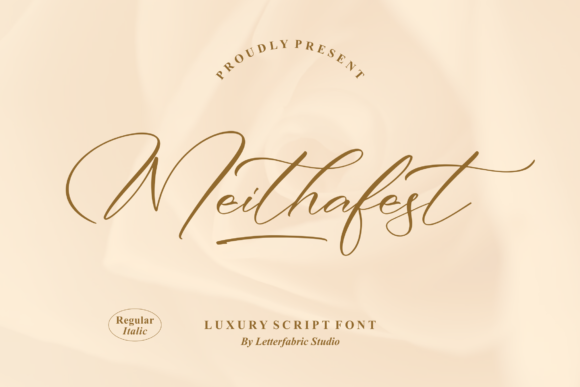 Meithafest: Elevating Digital Brand Identity with Delicate Script Typography