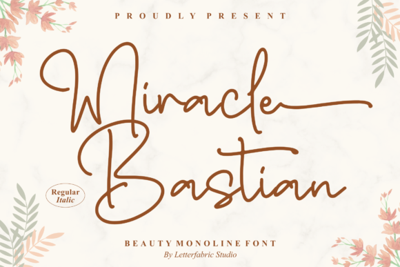Miracle Bastian: A Dazzling Script Font for Editorial Design