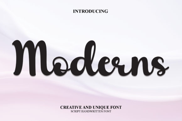 Moderns: The Script Font for Scroll-Stopping Brand Visuals
