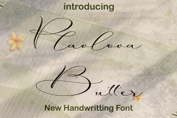 Plavlova Butter: A Delicate Script Font for Handmade Brands