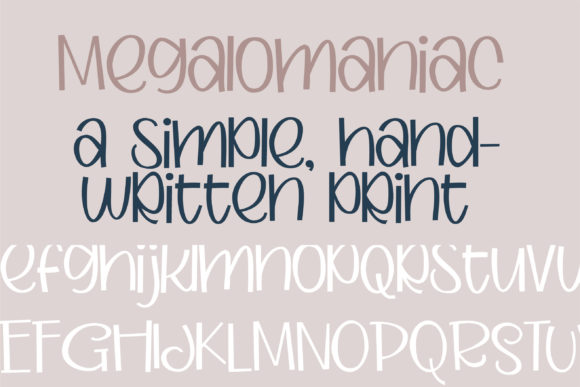 PN Megalomaniac: A Whimsical Script Font for Handmade Brands