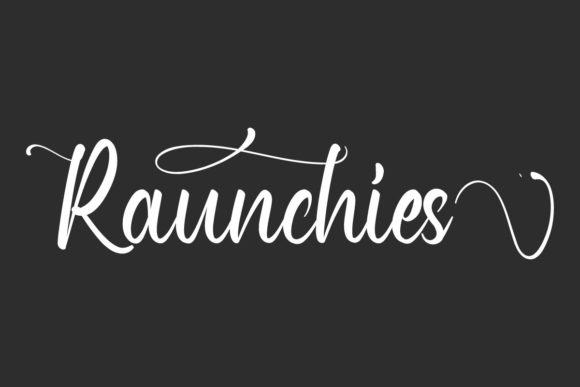 Raunchies Script Font: A Luxe Typeface for Modern Web Design