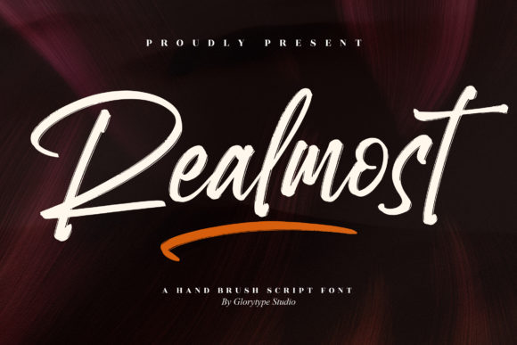 Realmost: The Hand Brush Script Font for Editorial Design