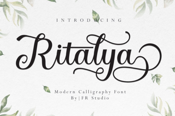 Ritalya Script Font for Modern Web Design and Brand Identity