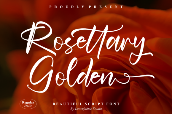 Rosettary Golden: A Premium Script Font for Cohesive Brand Identity