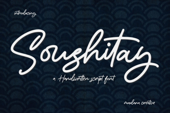 Soushitay: The Script Font That Elevates Campaign Visuals