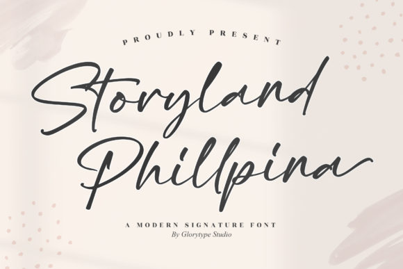 Storyland Phillpina: A Script Font for Elegant Editorial Design