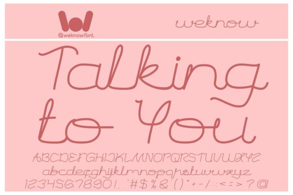Talking to You: A Dainty Script Font for Handmade Brands