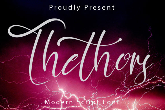 Thethors: The Script Font That Transformed My Brand Identity
