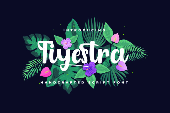 Tiyestra: A Script Font for Elegant Web Design