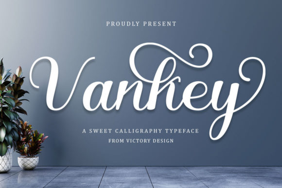 Vankey: The Enchanting Handwritten Font for Romantic Craft Projects