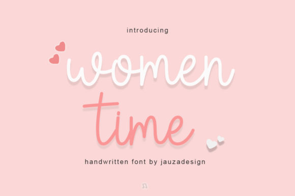 Women Time: A Delicate Script Font for Modern Web Design